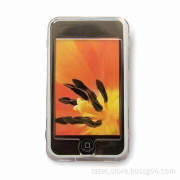 Crystal Case with Soft, Elastic and Anti-slip Design, Suitable for iPod Touch